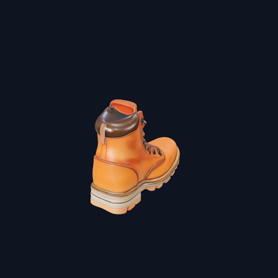 Leather Boot Model Pack with Detailed Textures